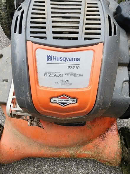 Photo of free Husqvarna lawn mower (Aberfoyle, 5 mins S of Guelph) #2