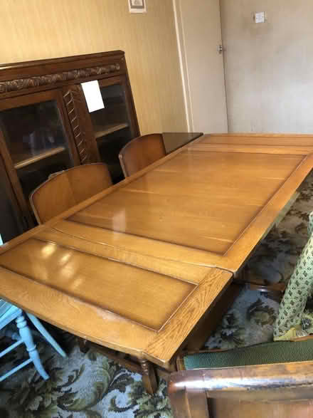 Photo of free Old oak table and bureau (Coventry CV6) #4