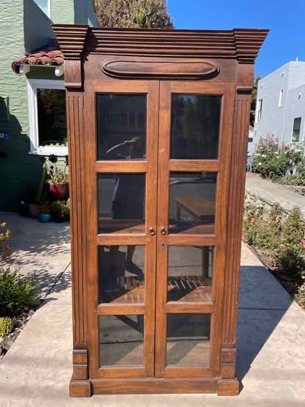 Photo of free Reclaimed Wood Bookcase (Bancroft Middle School SL) #1