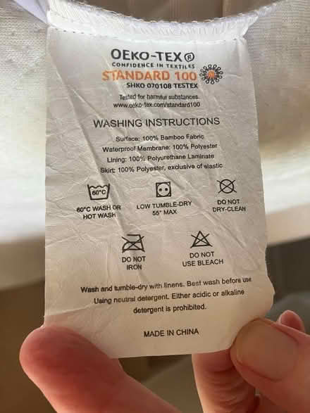 Photo of free Waterproof mattress protector for kingsize bed (Sheet GU31) #3