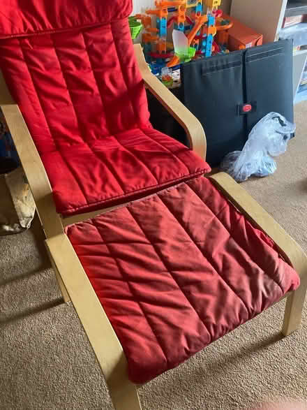 Photo of free Red IKEA chair (Keynsham) #3