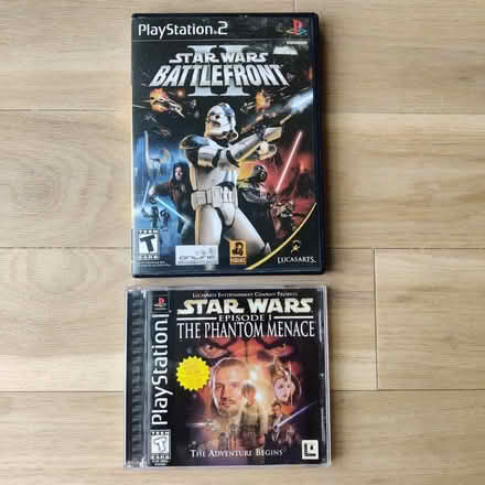 Photo of free Vintage Star Wars Playstation games (KT5) #1