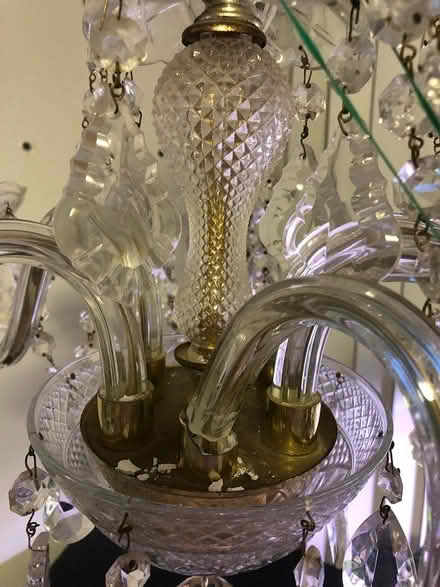 Photo of free Glass/Crystal Chandelier (Orient Heights, East Boston) #2