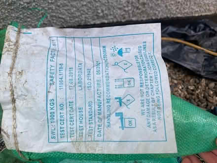 Photo of free One ton bulk bag (Hither Green SE13) #2