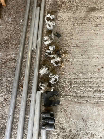 Photo of free Aluminium Scaffold poles and clamps (Near Horsted Keynes) #2