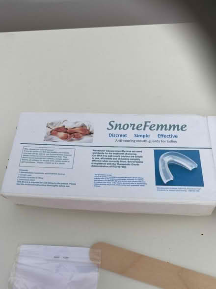Photo of free stop snoring kit - female (Potters Bar EN6) #1