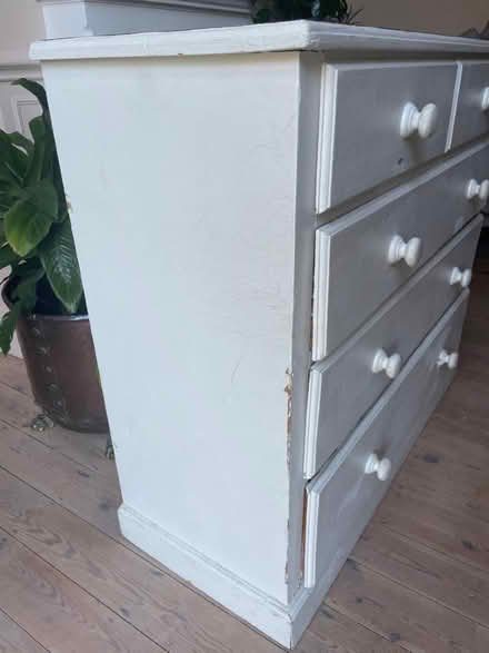 Photo of free White shabby chic chest of drawers (Catford South SE6) #2