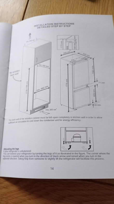 Photo of free Beko Integrated Fridge Freezer (Pannal HG2) #2