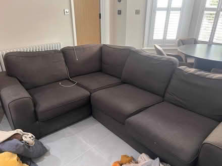 Photo of free Dark grey corner sofa (SE20) #2