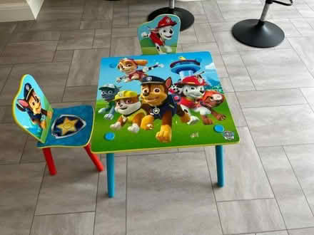 Photo of free Paw patrol toddler table (Sharmans Cross B91) #1