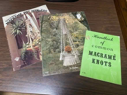 Photo of free Macramé books (Brigadoon neighborhood) #1