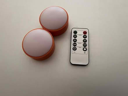 Photo of free Jack-o-lantern LED tea lights (Porter Square, Cambridge) #1
