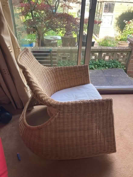 Photo of free Wicker rocking chair (Keynsham) #1