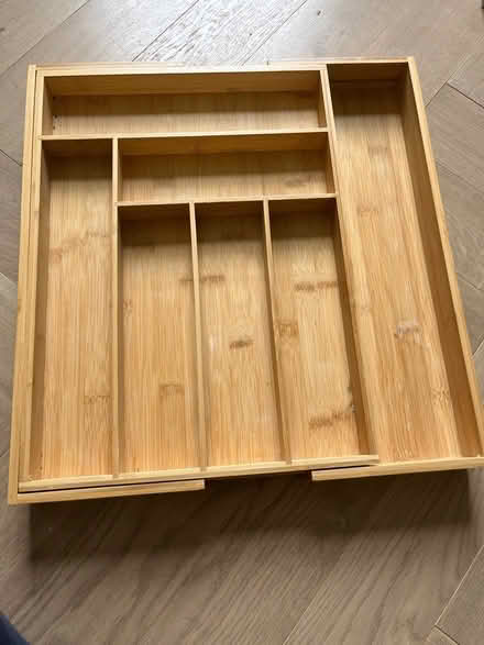 Photo of free Kitchen Drawer organiser in bamboo (N7, Tufnell Park) #2