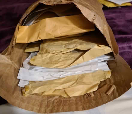 Photo of free Bag of used padded envelopes (AB16) #1