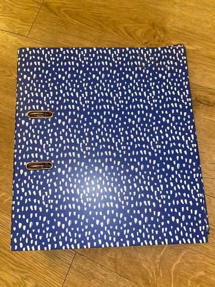 Photo of free A4 WHSmiths lever arch folder (Yateley GU46) #1