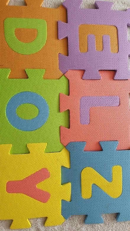 Photo of free 2 sets of foam letter mats (IG10 Loughton) #2