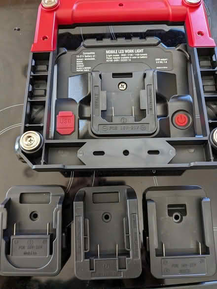 Photo of free LED work light - 18V Battery (Gilroy (3rd and Wren Area)) #2