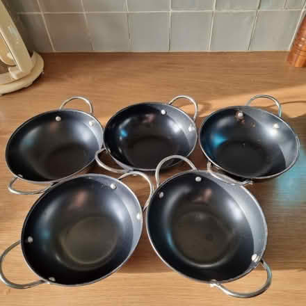 Photo of free 5 metal bowls (Fishponds) #2