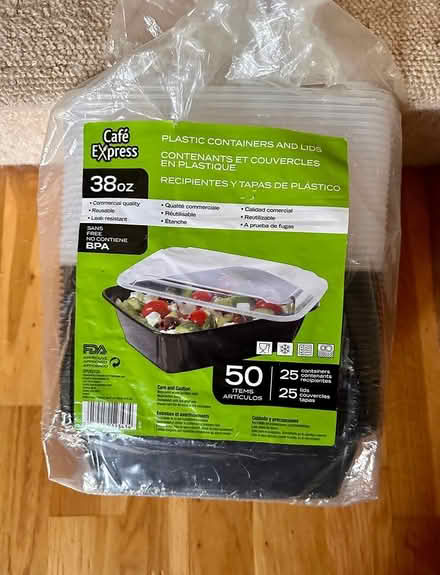 Photo of free Plastic containers and lids (Atworth) #2
