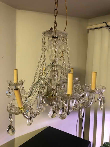 Photo of free Glass/Crystal Chandelier (Orient Heights, East Boston) #1