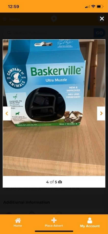 Photo of free Dog muzzle (Banks PR9) #1
