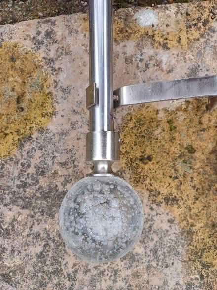 Photo of free silver curtain pole (heworth york) #2