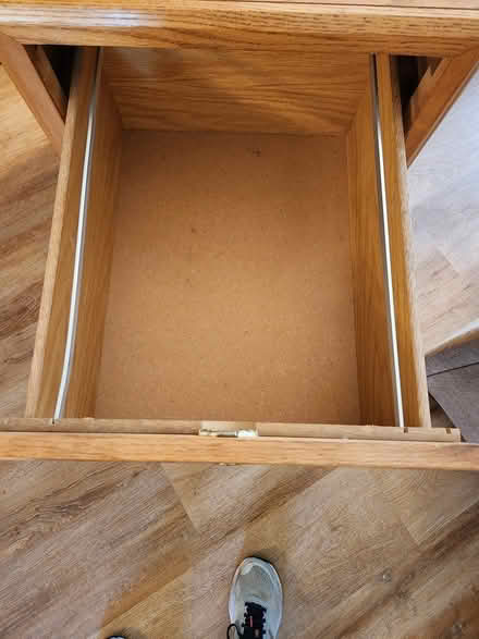Photo of free Oak veneer filing cabinet (Lake City Way) #3