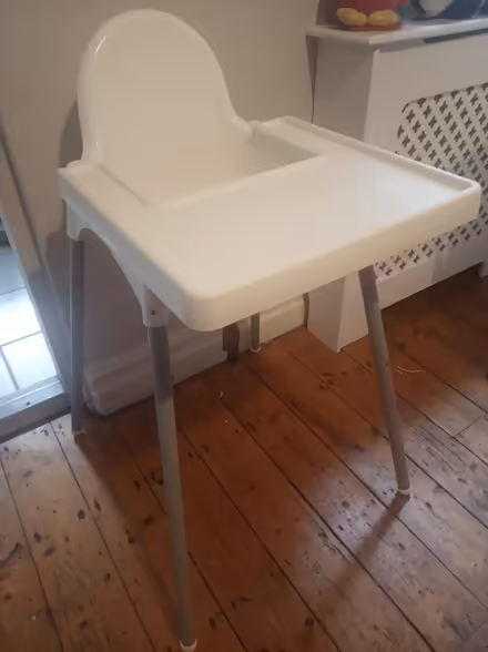 Photo of free Highchair IKEA white (Terenure) #1