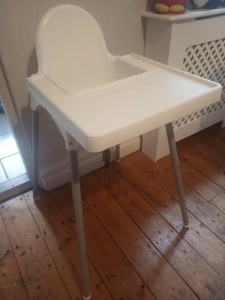 Photo of free Highchair IKEA white (Terenure) #1