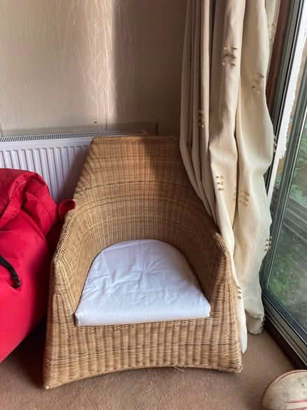 Photo of free Wicker rocking chair (Keynsham) #2