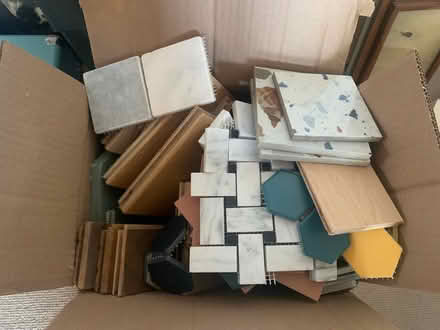 Photo of free Box full of flooring samples (Acton W3) #1