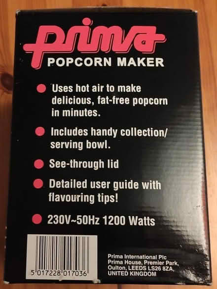 Photo of free Popcorn maker (Sherwood KT13) #2