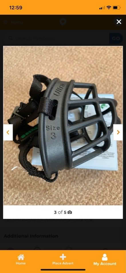 Photo of free Dog muzzle (Banks PR9) #2