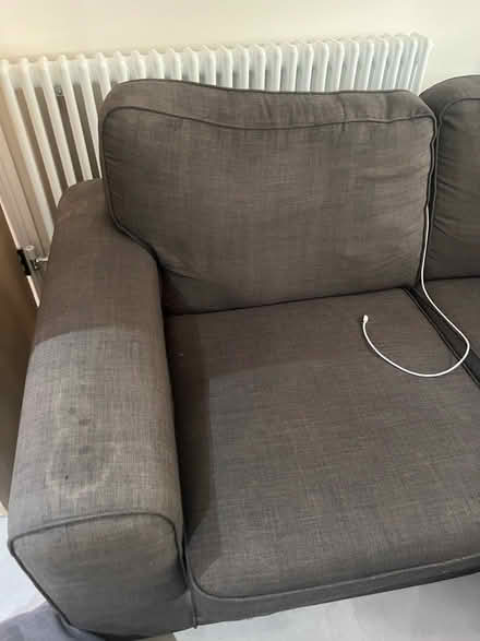 Photo of free Dark grey corner sofa (SE20) #1