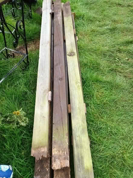 Photo of free Fence posts - wood (Leicester/Wigston LE2) #1