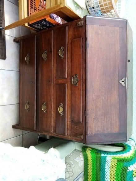 Photo of free Drop down old oak desk bureau (Shirley Warren SO16) #2