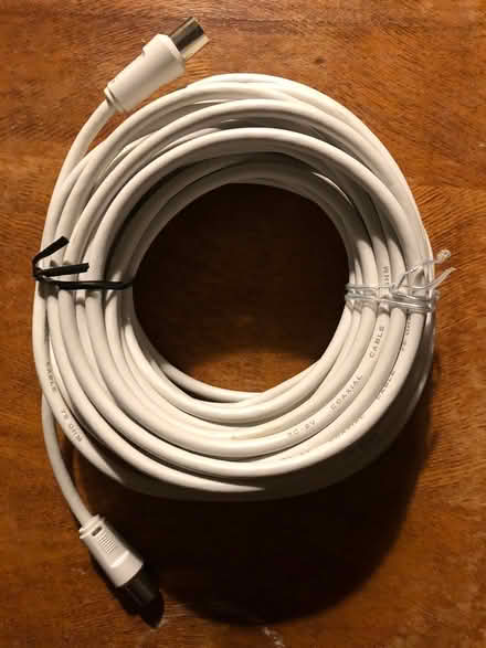 Photo of free 5m coaxial cable M/M (Cookham SL6) #1