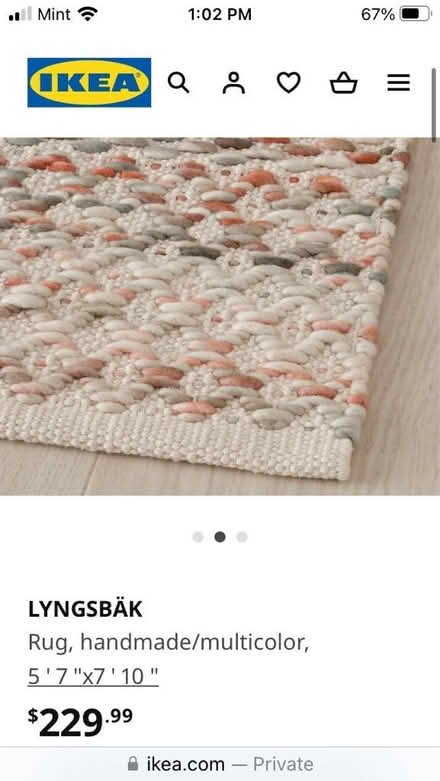 Photo of free Ikea Rug (Albany) #2