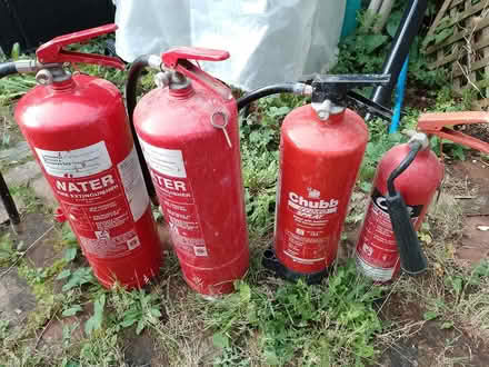 Photo of free empty fire extinguishers x4 (Montpelier BS6) #1