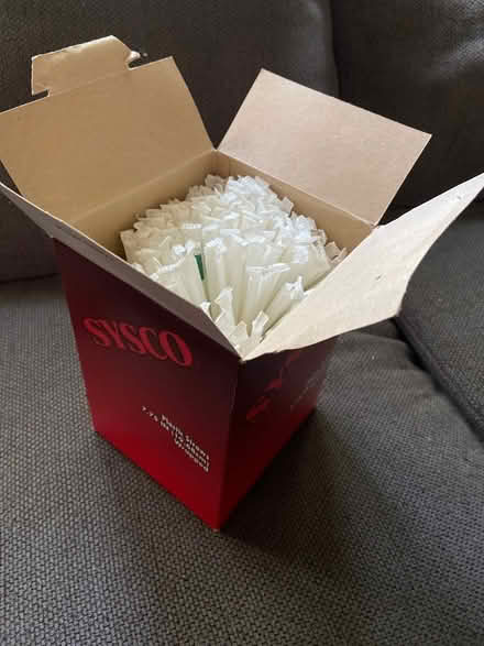 Photo of free Wrapped Plastic Straws (Arlington Near Stratton) #1