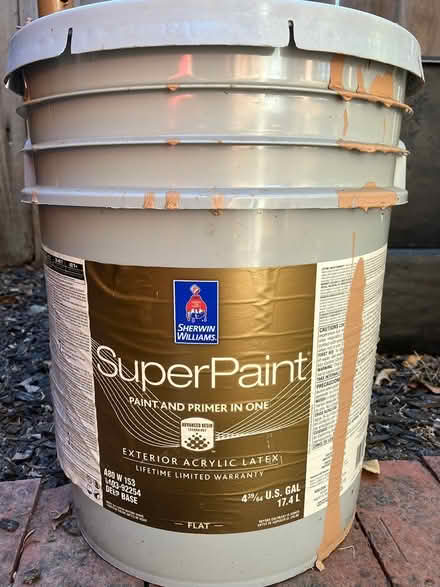 Photo of free Exterior paint - 4 gallons (Concord) #1