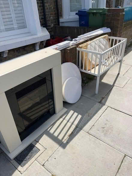 Photo of free Cot and acoustic panels (Southwark) #1
