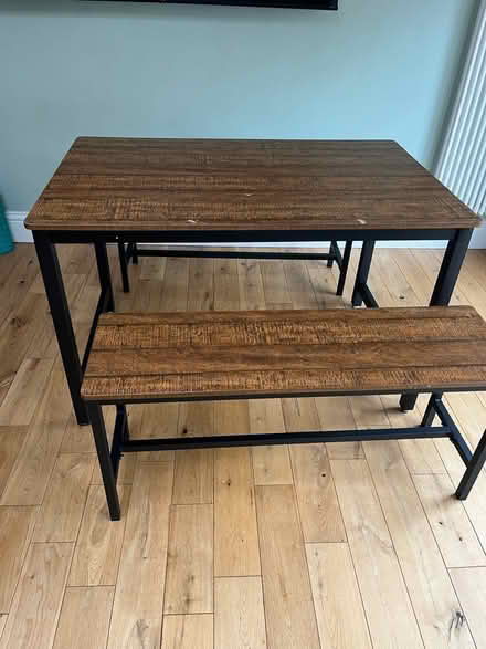 Photo of free Dining table and benchs (SW19) #3