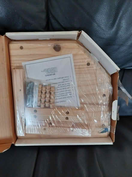Photo of free Pine corner shelf, new, unused (Seaford BN25) #1