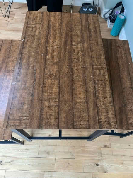 Photo of free Dining table and benchs (SW19) #4