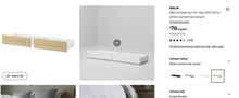 Photo of free 2 IKEA Malm under bed drawers (N16) #2