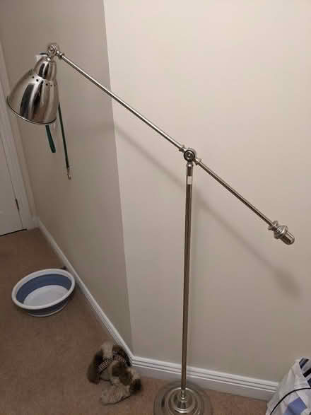 Photo of free Chrome floor lamp (Southcote RG30) #1