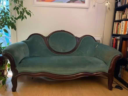 Photo of free Vintage reproduction loveseat (Lincoln) #1