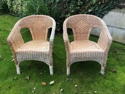 Photo of free 2 x wicker chairs (Bare LA4) #1